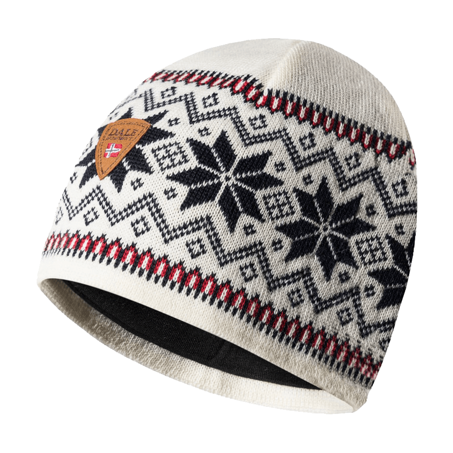 DALE OF NORWAY GARMISCH HAT - OFFWHITE NAVY RASPBERRY - ONE SIZE