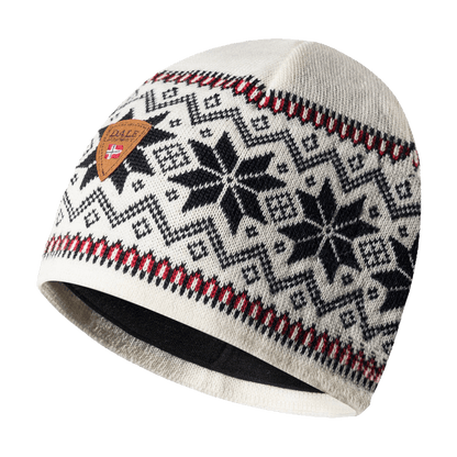 DALE OF NORWAY GARMISCH HAT - OFFWHITE NAVY RASPBERRY - ONE SIZE