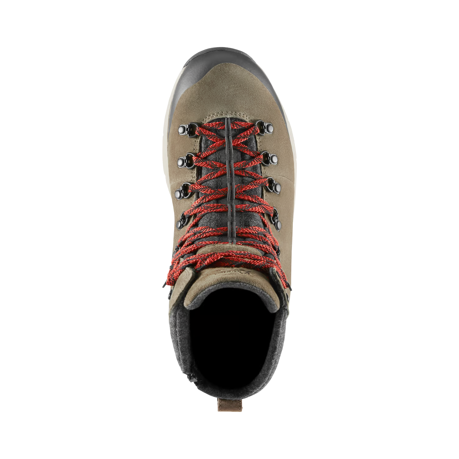 DANNER W ARCTIC 600 SIDE-ZIP 7IN 200GR TOP DOWN VIEW