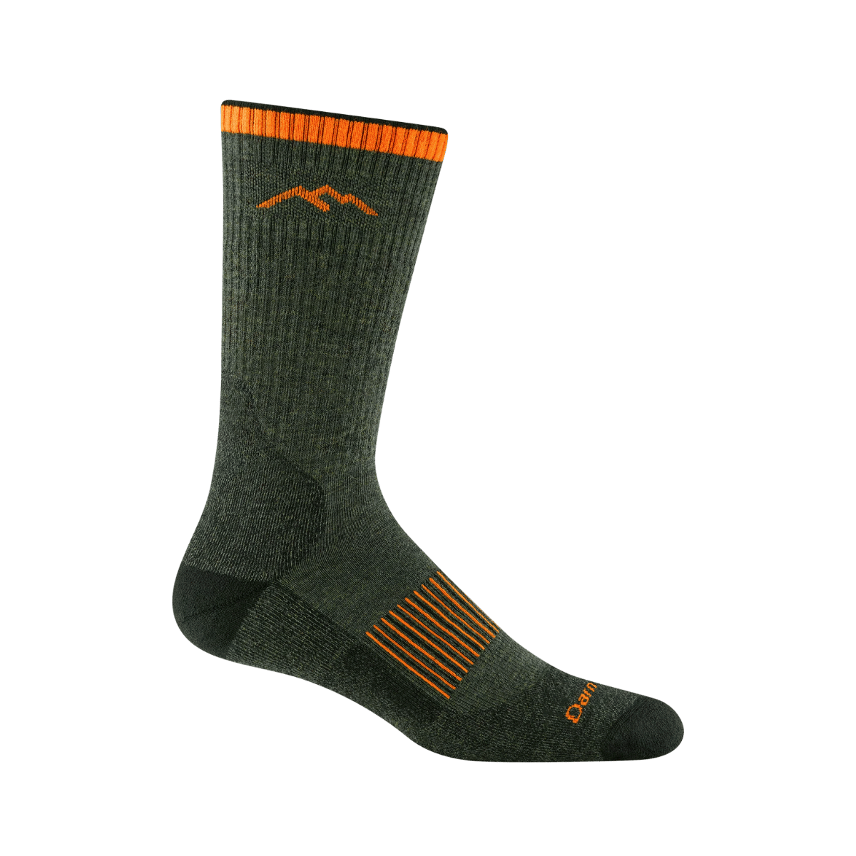 DARN TOUGH HUNTER BOOT SOCK MIDWEIGHT CUSHIONED - FOREST