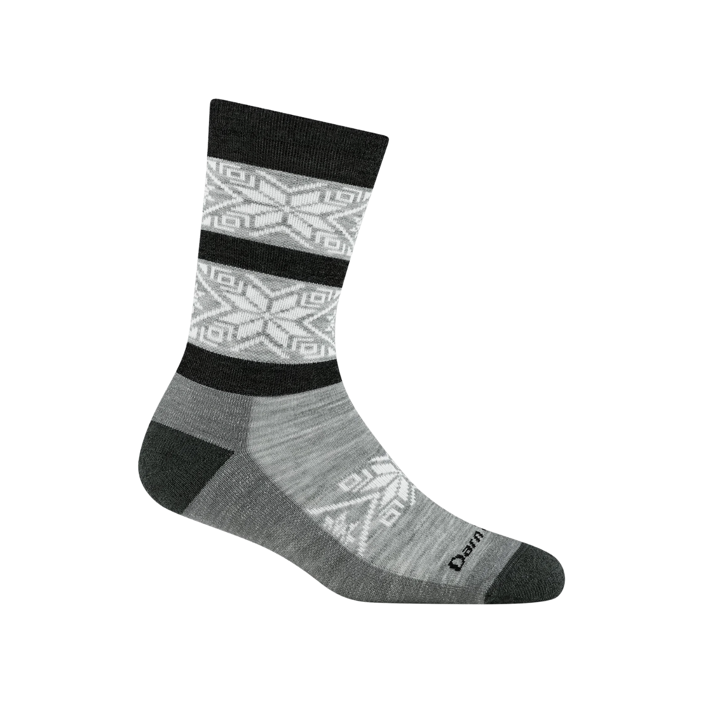 DARN TOUGH W ELSA CREW LGHTWGHT SOCKS SILVER