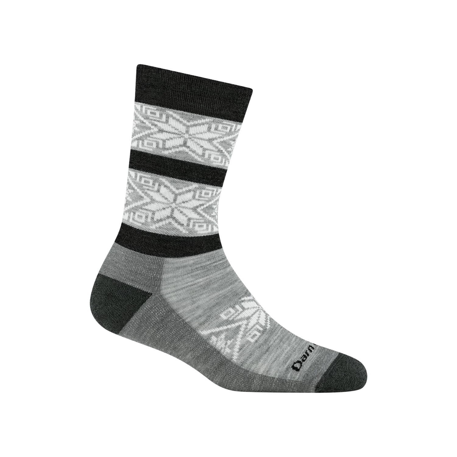 DARN TOUGH W ELSA CREW LGHTWGHT SOCKS SILVER