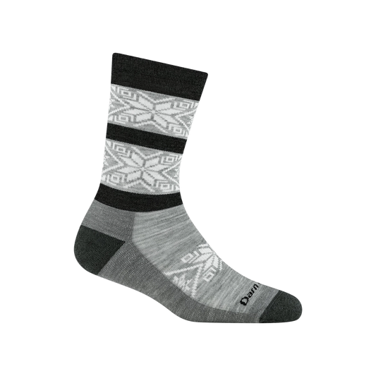 DARN TOUGH W ELSA CREW LGHTWGHT SOCKS SILVER