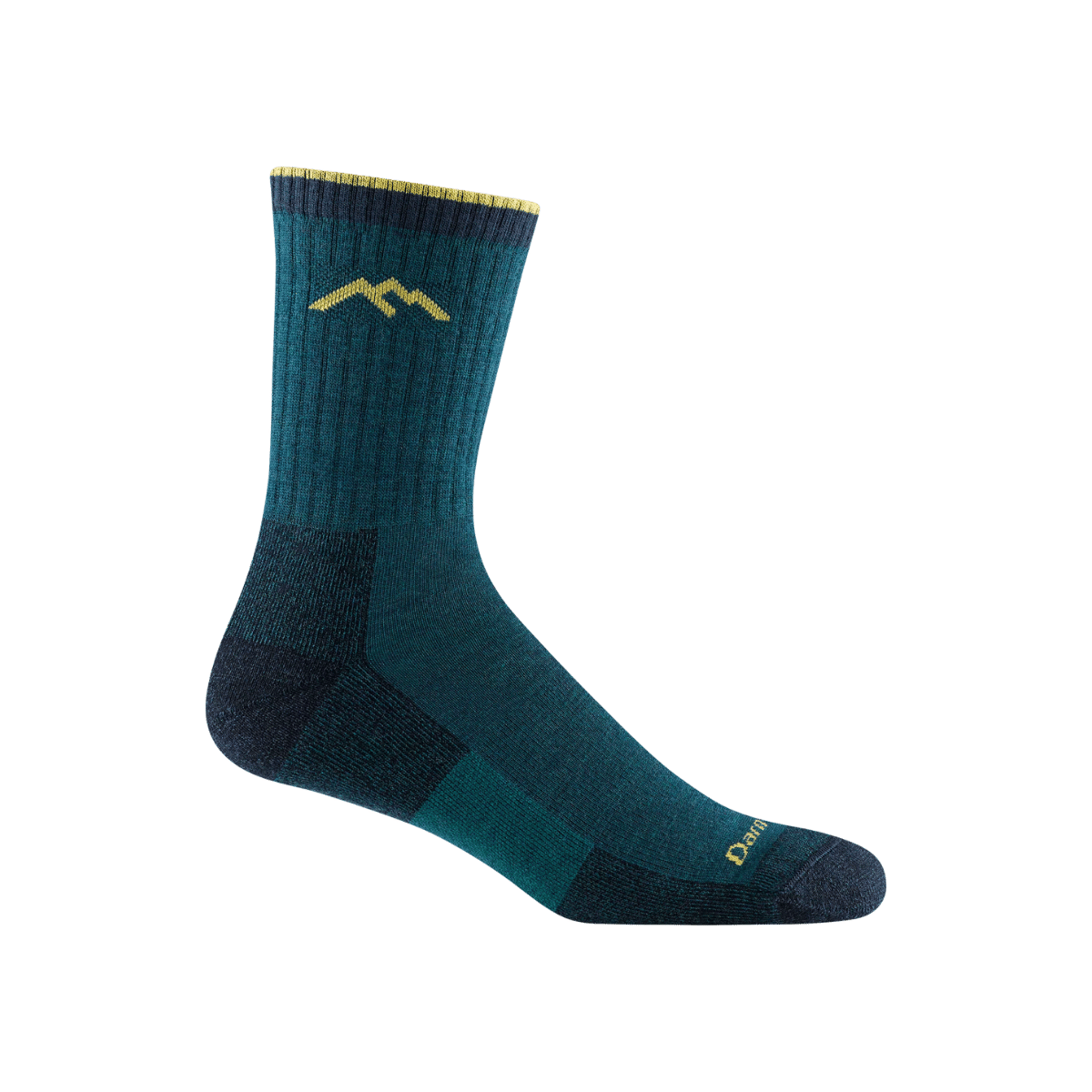 DARN TOUGH HIKER MICRO CREW MID WEIGHT CUSHION SOCKS - TEAL