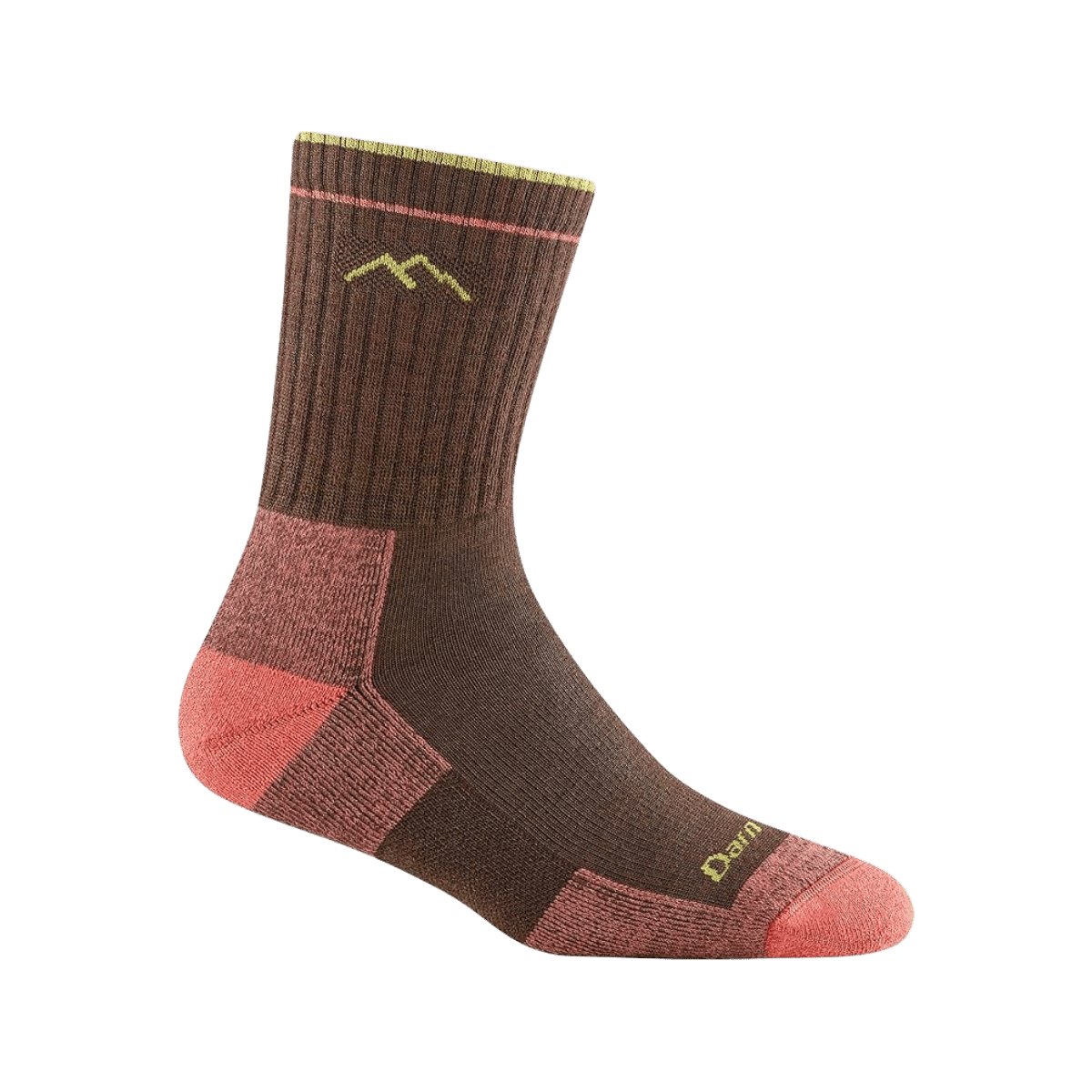 DARN TOUGH WOMEN'S HIKER MICRO MID WEIGHT CUSHION SOCKS - EARTH