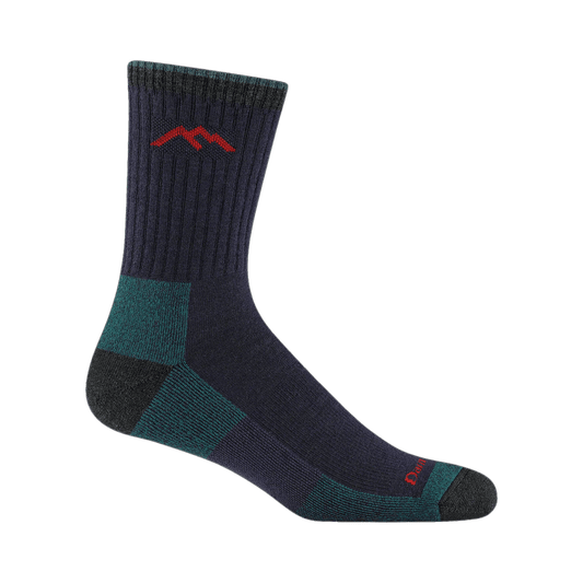 DARN TOUGH MEN'S HIKER MICRO CREW MIDWEIGHT CUSHION SOCKS BLACKBERRY