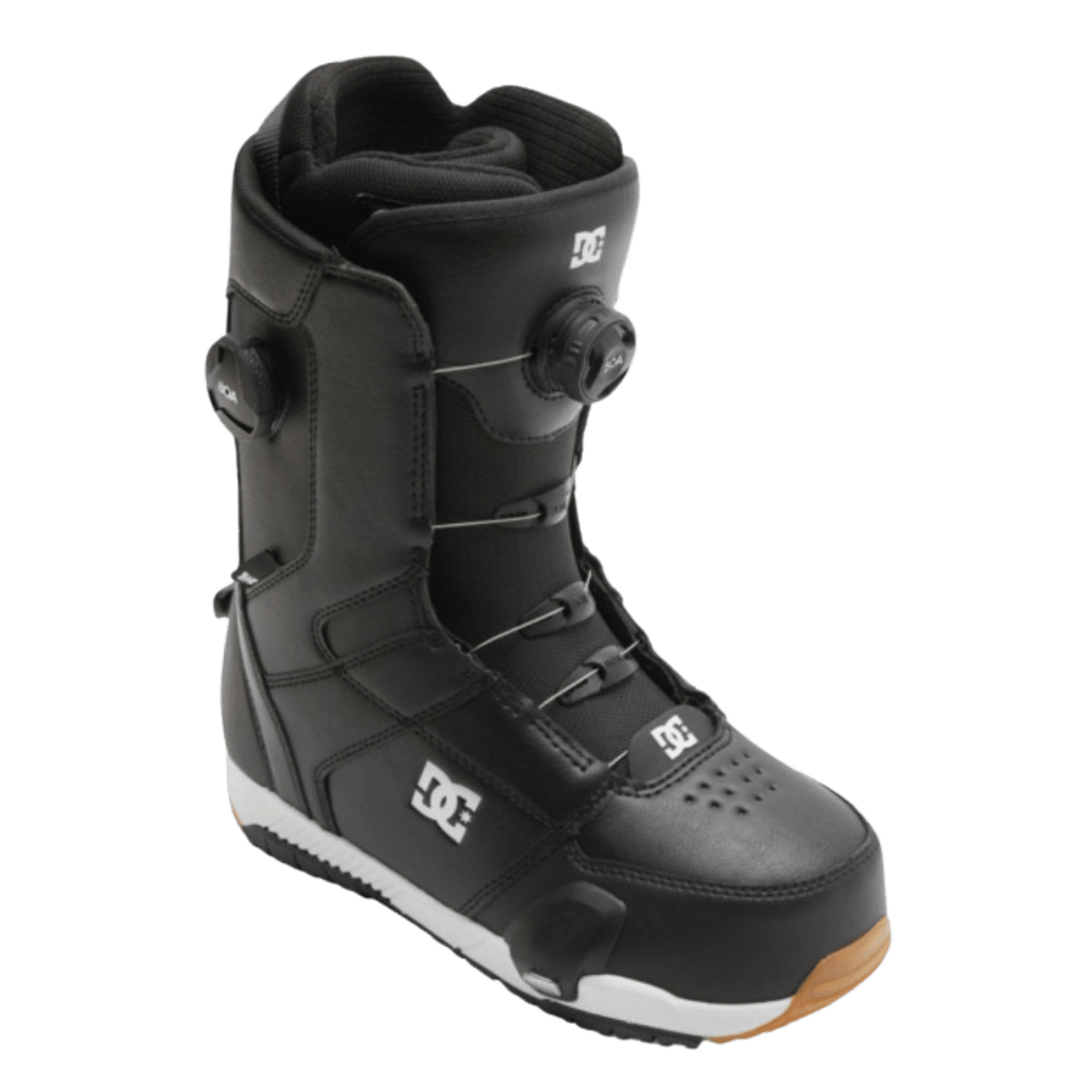 DC BOOTS MEN'S CONTROL SNOWBOARD BOOTS - WHEAT/BLACK - TOP LEFT VIEW