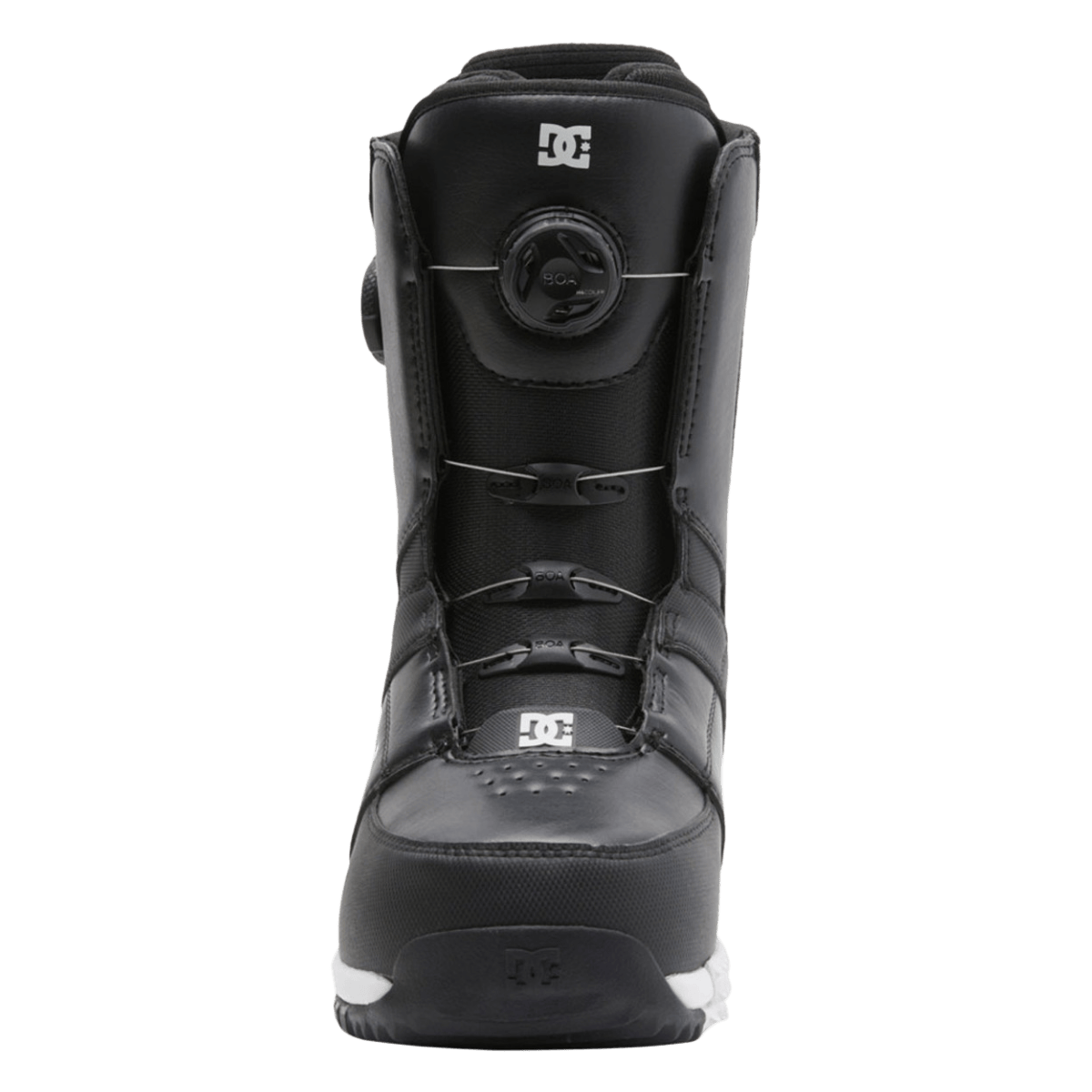 DC BOOTS MEN'S CONTROL SNOWBOARD BOOTS - WHEAT/BLACK - FRONT VIEW 