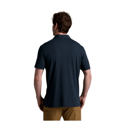 KUHL MEN'S DE FAKTO POLO - PIRATE BLUE - BACK VIEW