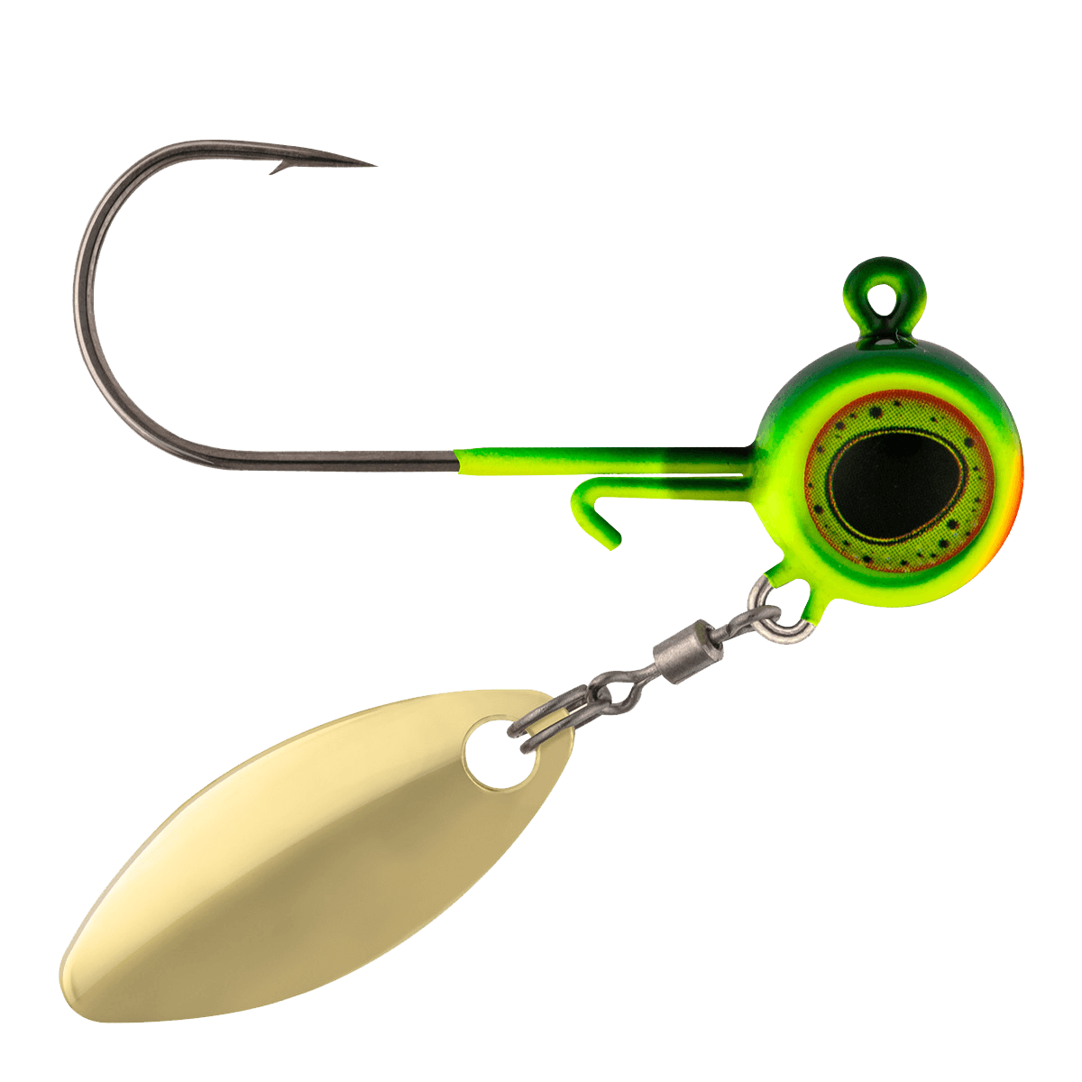 DEEP-VEE SPIN BLADED JIG FIRETIGER