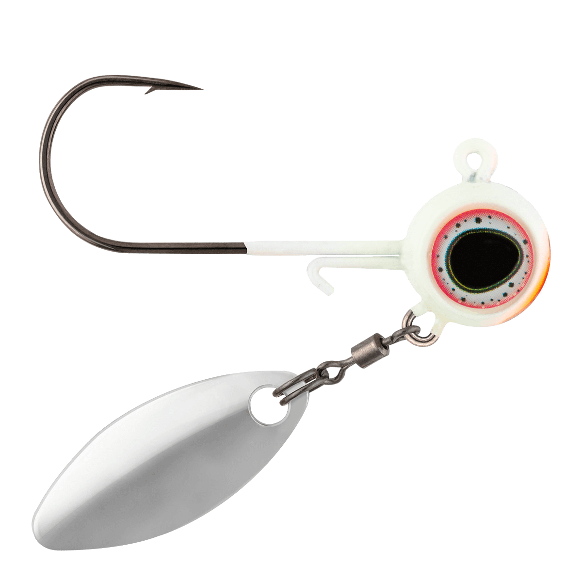 DEEP-VEE SPIN BLADED JIG WHITE