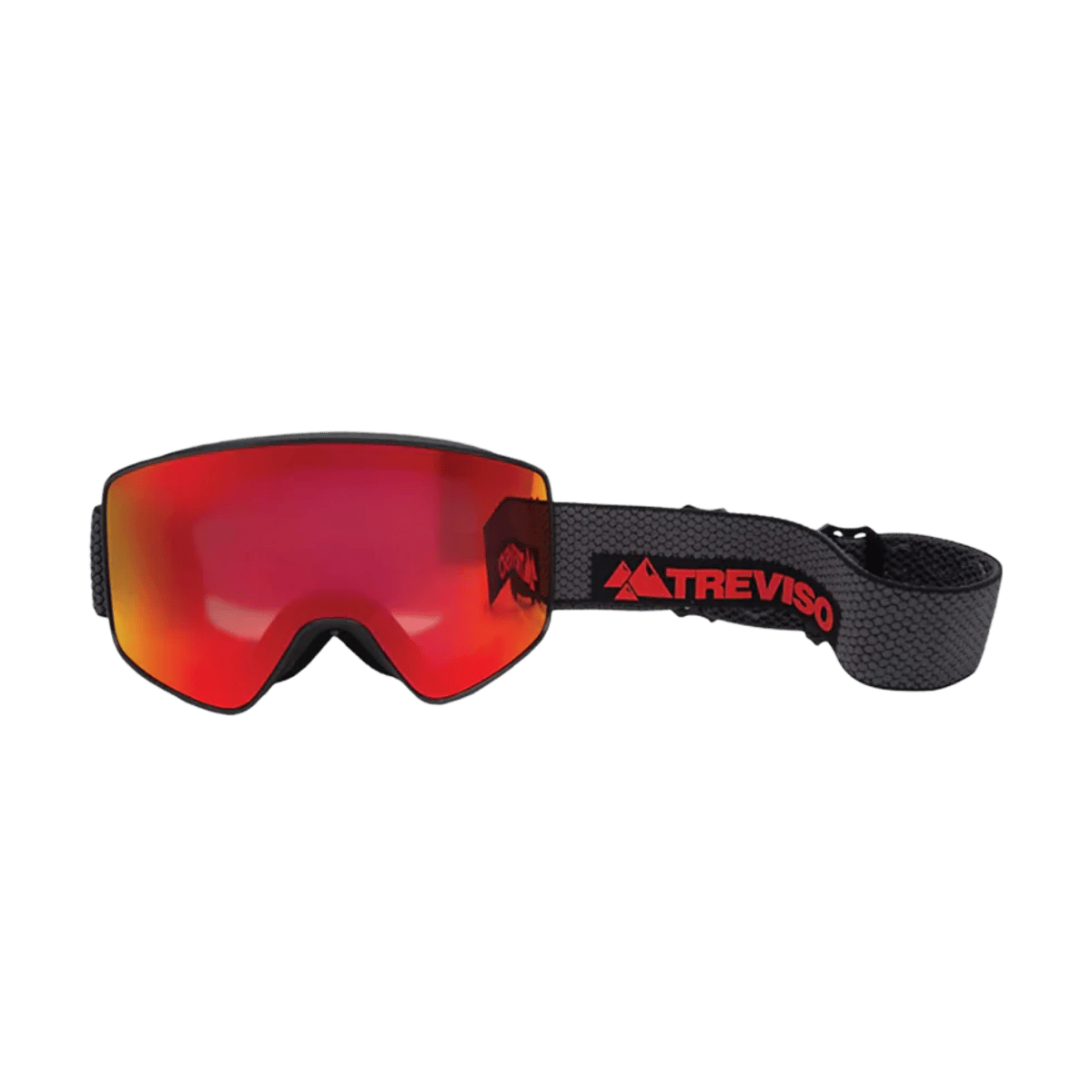 TREVISO YTH DEFENDER MAG JR GOGGLE - RED MIRROR - BLACK