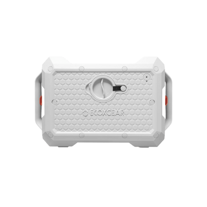 THE DEFENDER WATERPROOF BLUETOOTH SPEAKER - WHITE - BACK VIEW