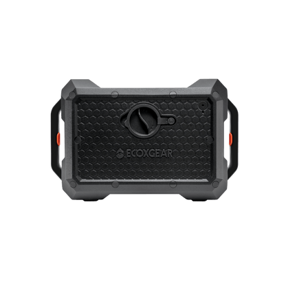THE DEFENDER WATERPROOF BLUETOOTH SPEAKER - BLACK OAK - BACK VIEW