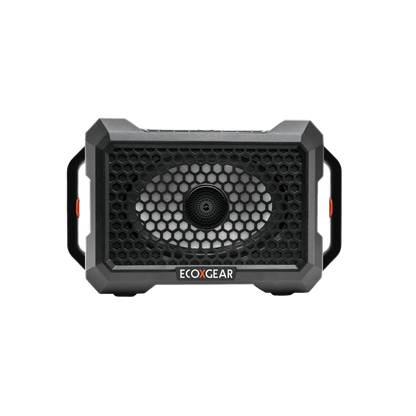 THE DEFENDER WATERPROOF BLUETOOTH SPEAKER - BLACK OAK - FRONT VIEW