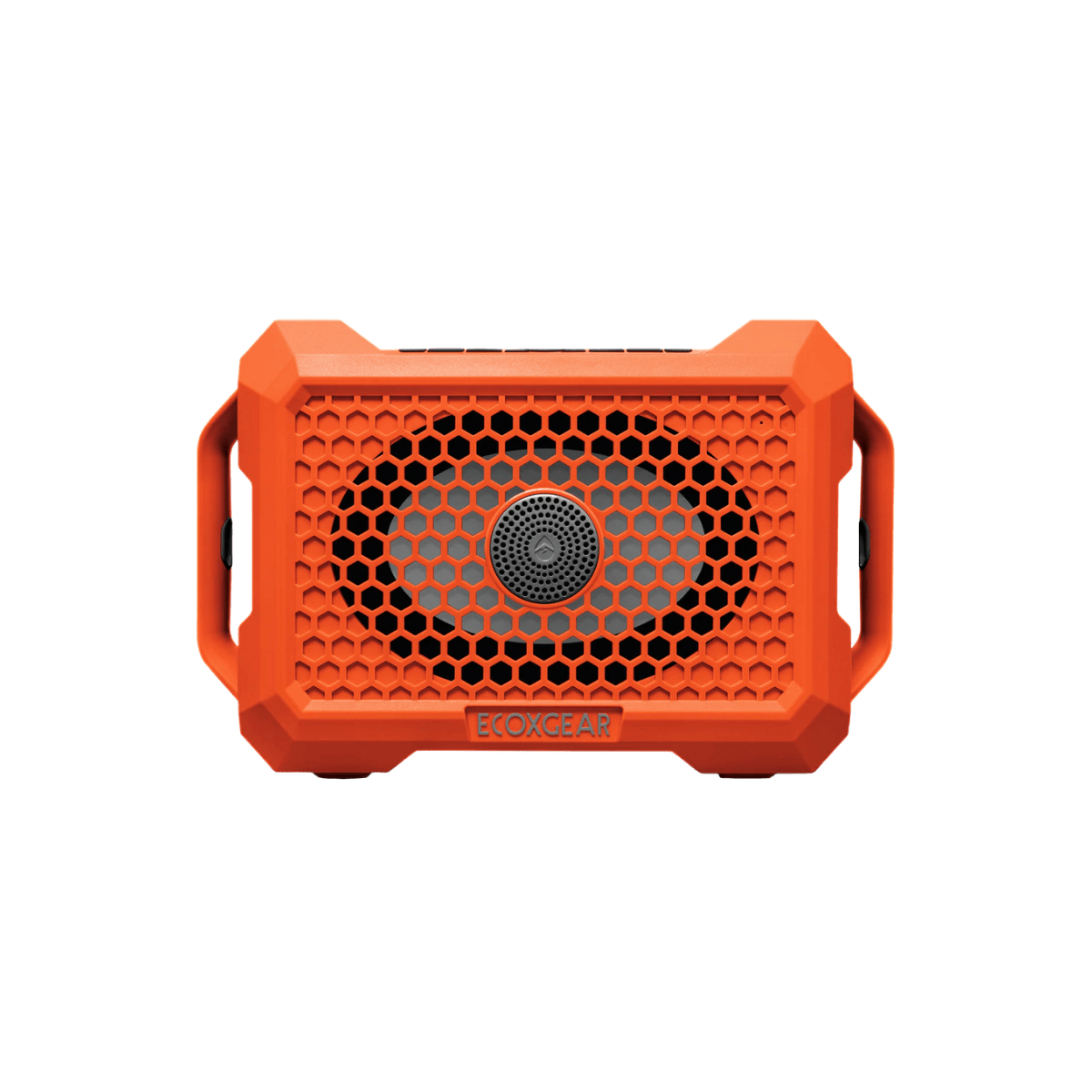 THE DEFENDER WATERPROOF BLUETOOTH SPEAKER - ORANGE - FRONT VIEW