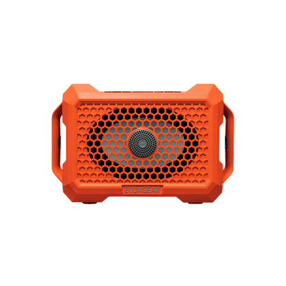 THE DEFENDER WATERPROOF BLUETOOTH SPEAKER - ORANGE - FRONT VIEW