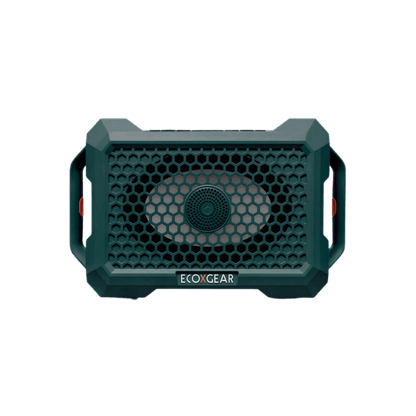 THE DEFENDER WATERPROOF BLUETOOTH SPEAKER - GREEN - FRONT VIEW