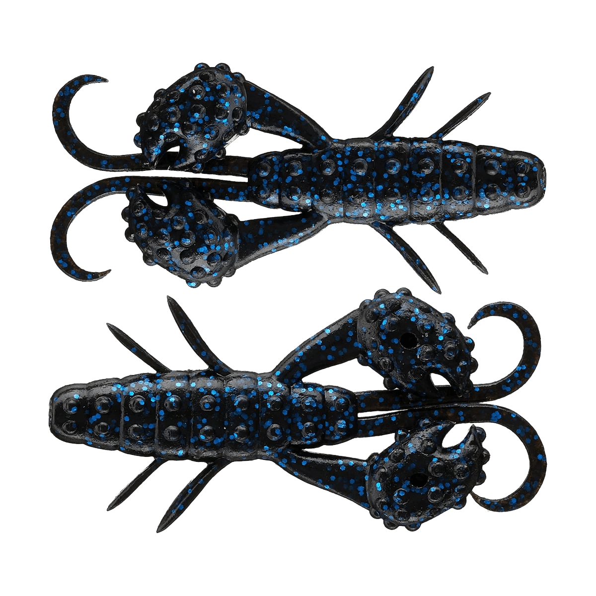 DEPS BECKON CRAW 5PK - 3.5'' - BLACK BLUE FLAKE