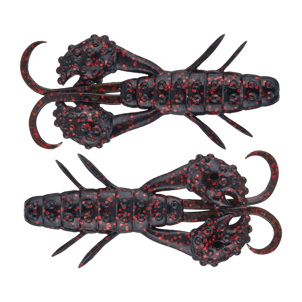 DEPS BECKON CRAW 5PK - 3.5'' - BLACK RED FLAKE