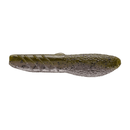 DEPS COVER SCAT SOFT STICK BAIT - 3'' - 6 PK - GREEN PUMPKIN SAKURA BABY