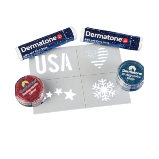 DERMATONE GLITTER KIT SNOW USA