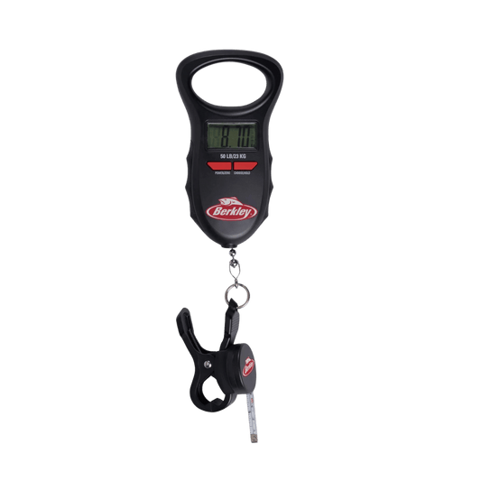 BERKLEY DIGITAL FISH SCALE W/TAPE 50 LBS