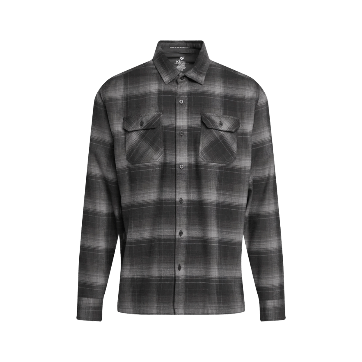 KUHL MEN'S DILLINGR FLANNEL LONGSLEEVE - BRUSHED NICKEL