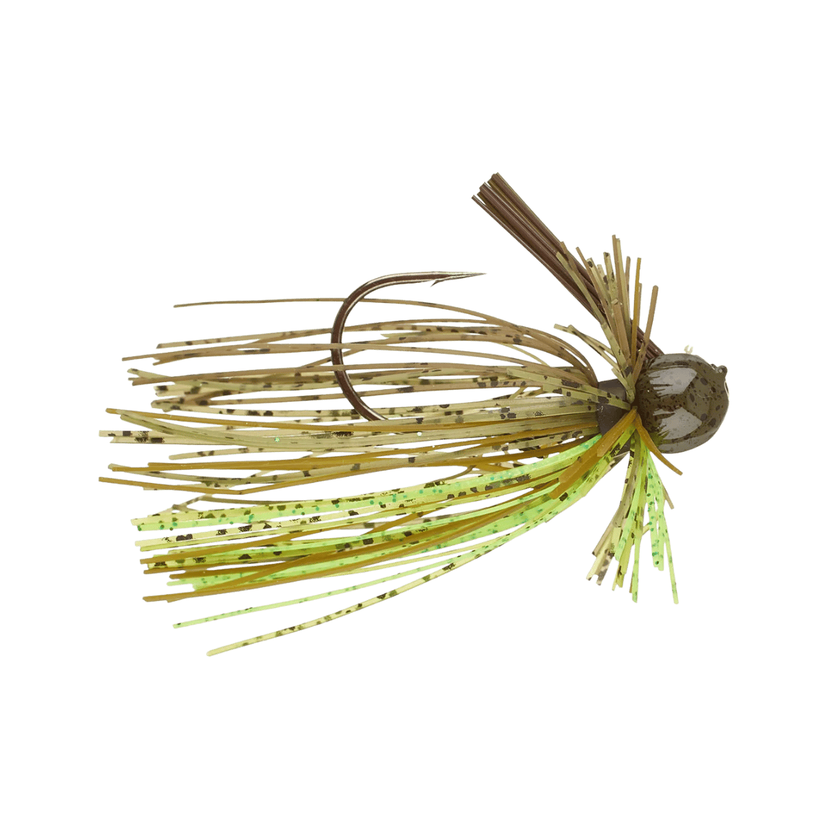 DIRTY JIGS TACKLE LUKE CLAUSEN FINESSE JIG DIRTY CHARTREUSE 5/16 OZ 