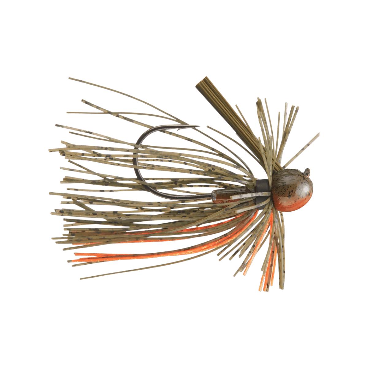 DIRTY JIGS TACKLE LUKE CLAUSEN FINESSE JIG GREEN PUMPKIN ORANGE 5/16 OZ 
