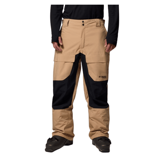 COLUMBIA MEN'S WINTER DISTRICT PANT - CANOE/BLACK - FRONT VIEW