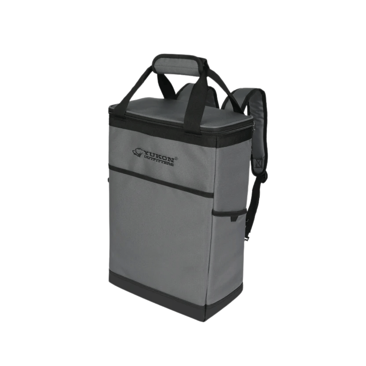 YUKON OUTFITTERS DOCKSIDE BACKPACK COOLER GREY BLACK
