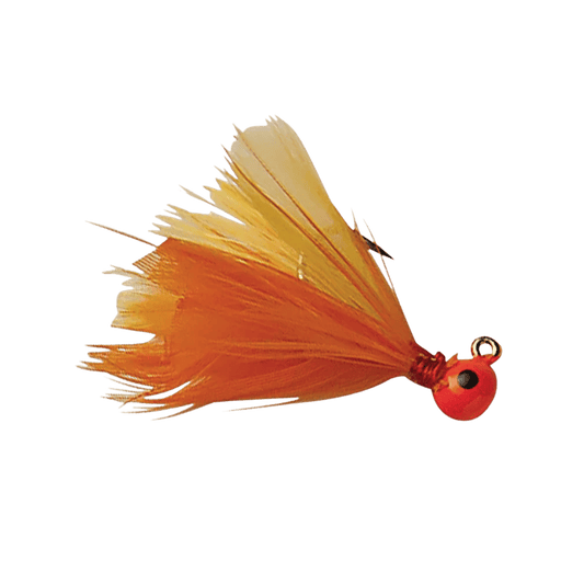 DOUBLE OO FLU-FLU JIG ORANGE YELLOW IMAGE