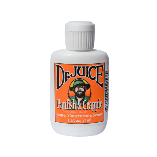 DR. JUICE FISH ATTRACTOR CONCENTRATE - PANFISH 1.25OZ" - FRONT