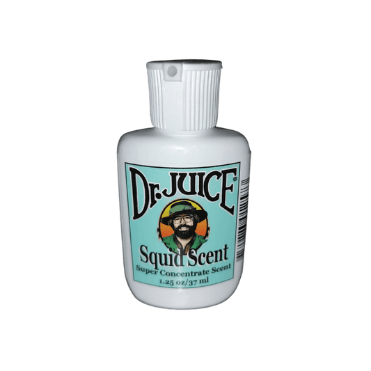 DR.JUICE FISH ATTRACTOR CONCENTRATE - SQUID 4OZ" - FRONT