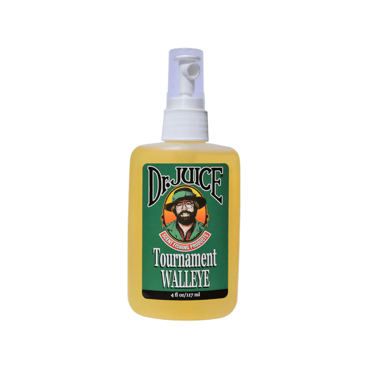 DR.JUICE TOURNAMENT FISH ATTRACTOR - WALLEYE 4OZ" - FRONT