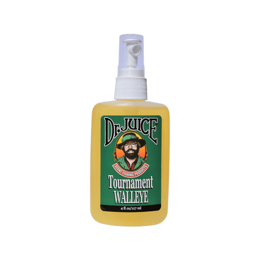 DR.JUICE TOURNAMENT FISH ATTRACTOR - WALLEYE 4OZ" - FRONT