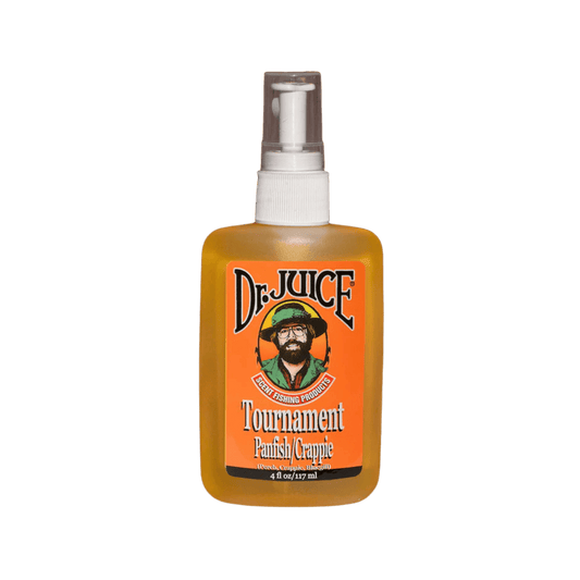 DR.JUICE TOURNAMENT FISH ATTRACTOR - PANFISH 4OZ" - FRONT