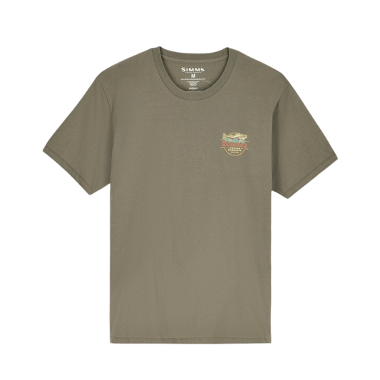 SIMMS MEN'S NEON DRAFT T-SHIRT - ARMY GREEN