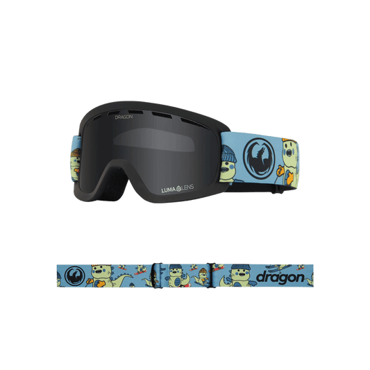DRAGON LIL D 2, KAIJU, DARKSMOKE, LUMALENS, FRONT ANGLE, STRAP, LOGO