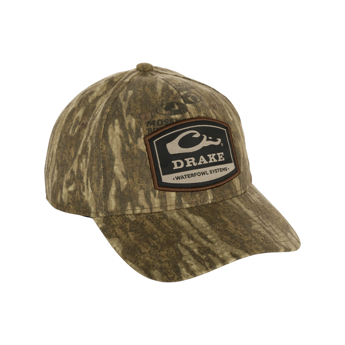 DRAKE 6 PANEL BADGE CAP - BOTTOMLAND - FRONT