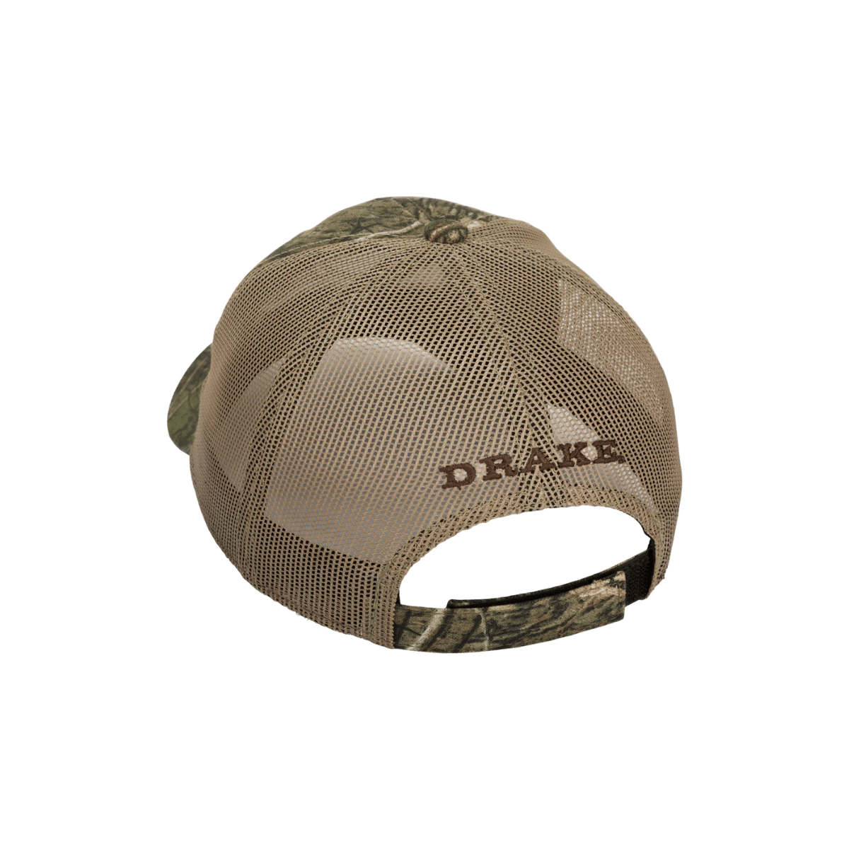 DRAKE 6 PANEL CAMO MESH BACK CAP - SG HABITAT - BACK