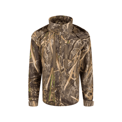 DRAKE MEN'S EST HEAT-ESCAPE WP FULL ZIP 2.0 - SG HABITAT - FRONT