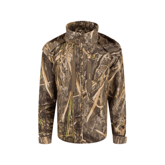 DRAKE MEN'S EST HEAT-ESCAPE WP FULL ZIP 2.0 - SG HABITAT - FRONT