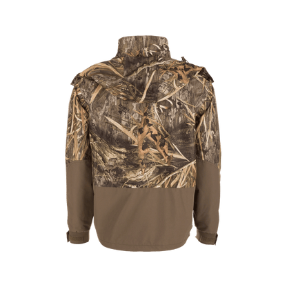 DRAKE MEN'S EST HEAT-ESCAPE WP FULL ZIP 2.0 - SG HABITAT - BACK