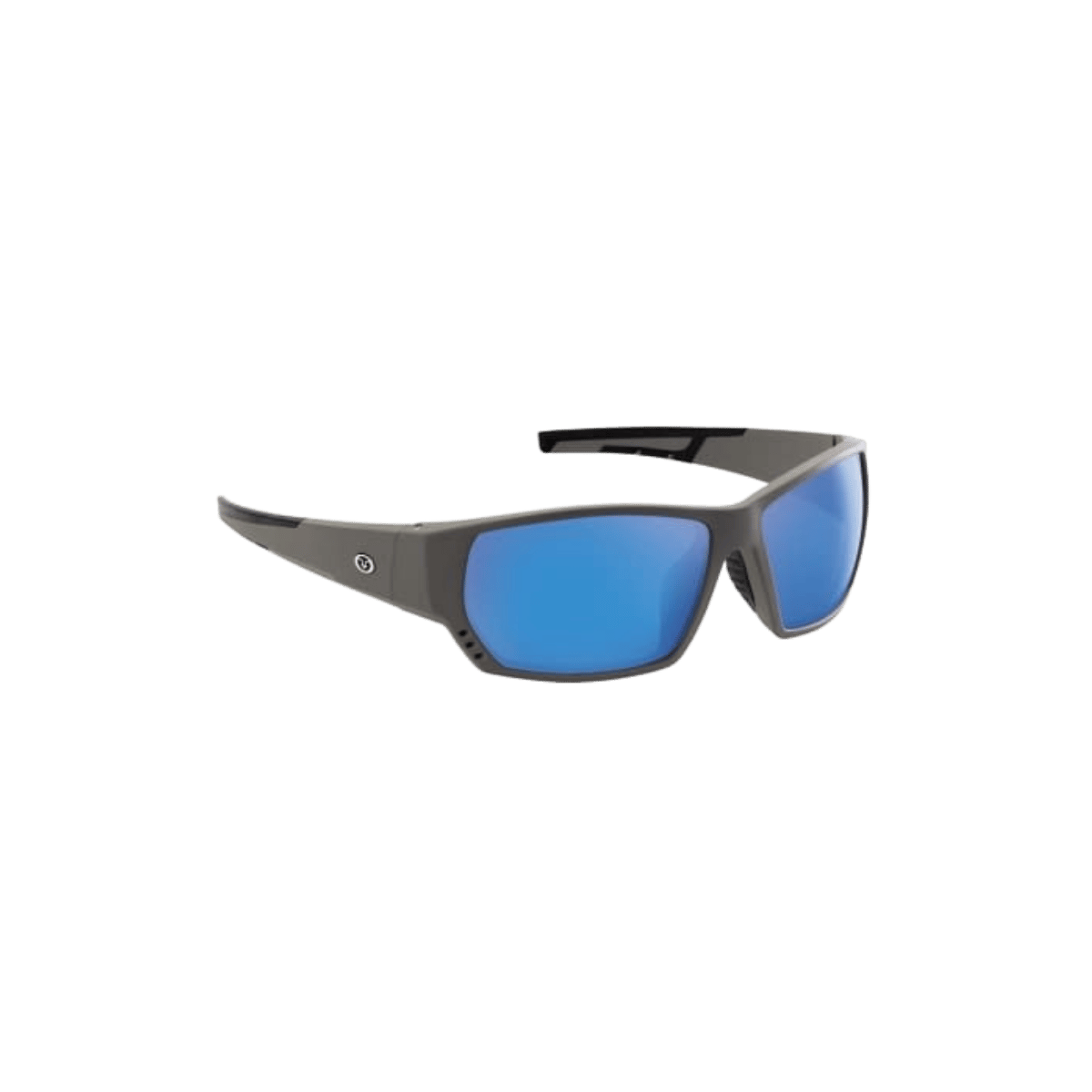 FLYING FISHERMAN DROP BACK SUNGLASSES - MATTE GRAY - SMOKE/BLUE MIRROR