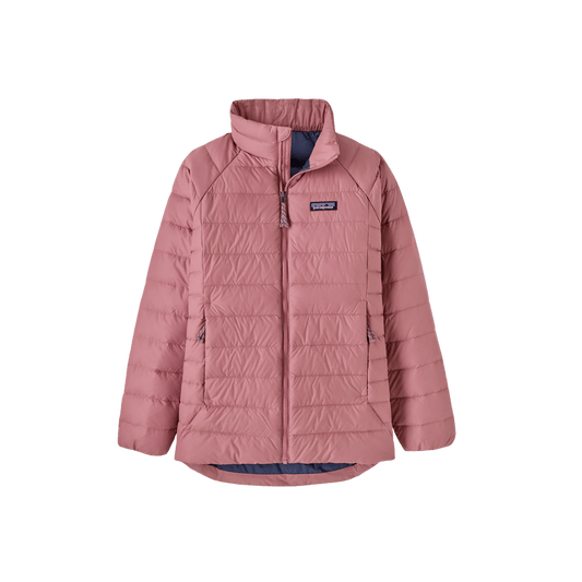 PATAGONIA KIDS' DROP-TAIL DOWN SWEATER - LIGHT STAR PINK