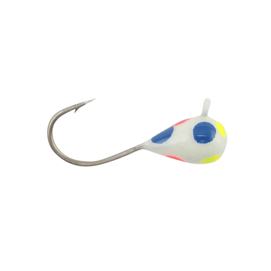 CLAM DROP JIG XL SZ10 - 1/32OZ - WHITE GLOW WONDERBREAD