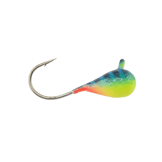 CLAM DROP JIG XL SZ10 - 1/32OZ - CHART/BLUE GLOW BAR