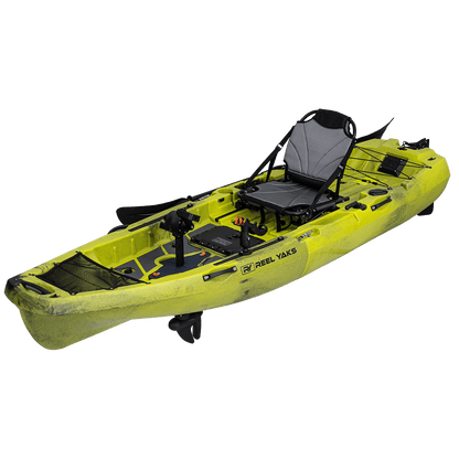 ReelYaks Radar 10ft Propeller Drive Modular Fishing Kayak yellow